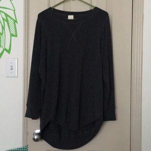 Charcoal gray tunic